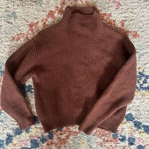 Wilfred Rust Brown Turtleneck Sweater